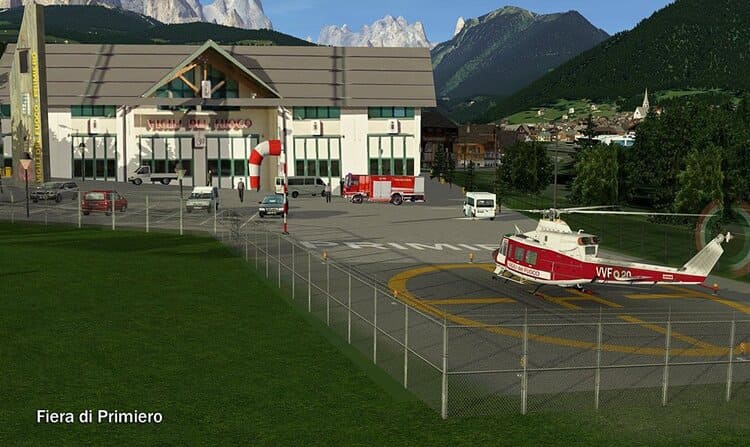 FSC DOLOMITI 3D PRIMIERO HELIPAD